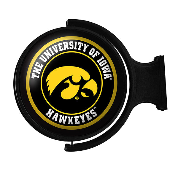 Iowa Hawkeyes Illuminated Tigerhawk Rotating Sign