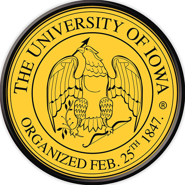 Iowa Hawkeyes Seal Sign