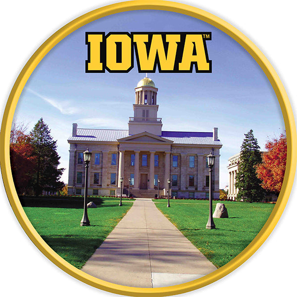 Iowa Hawkeyes Old Capitol Sign