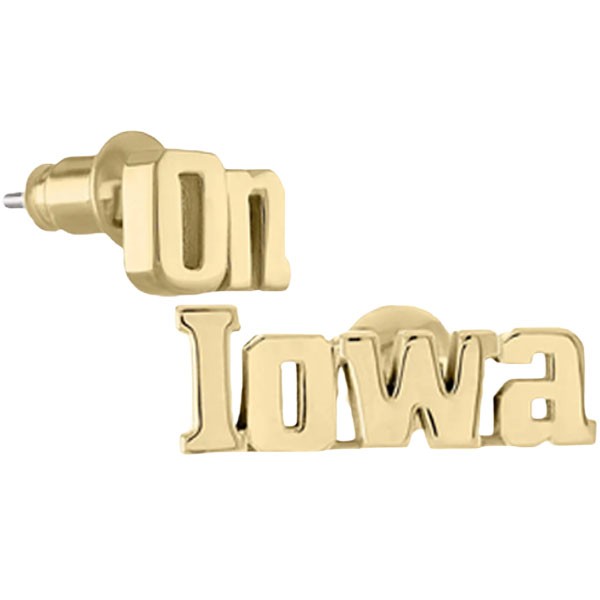 Iowa Hawkeyes On Iowa Earrings