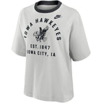 Iowa Hawkeyes Women's Boxy Tee Arch Script Tee