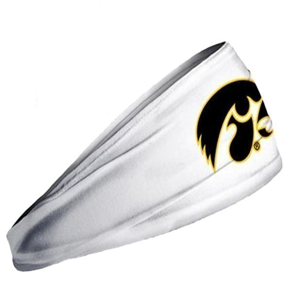 Iowa Hawkeyes Primary White Headband