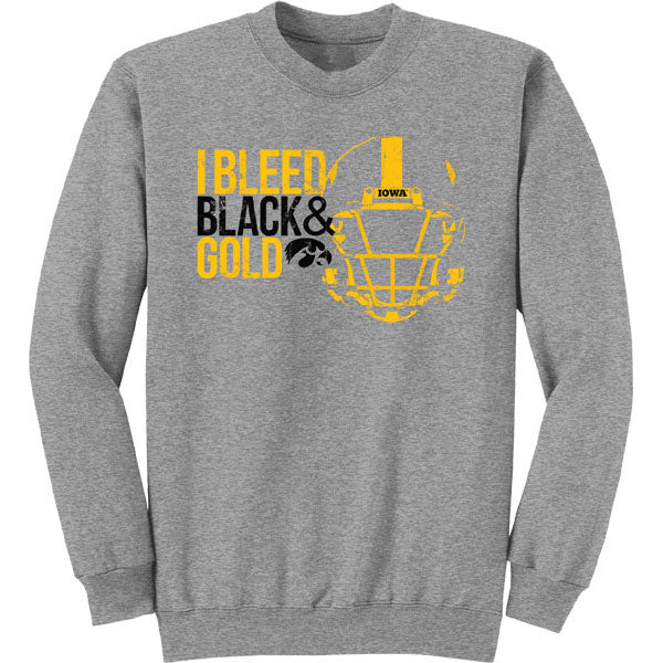 Iowa Hawkeyes  I Bleed Crew Sweat