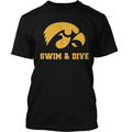 Iowa Hawkeyes Swimming and Diving Tee -Short Sleeve