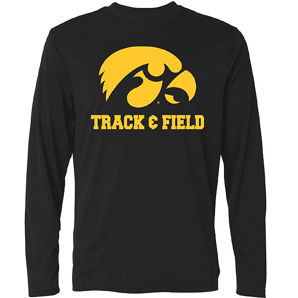 Iowa Hawkeyes Track & Field Tee - Long Sleeve