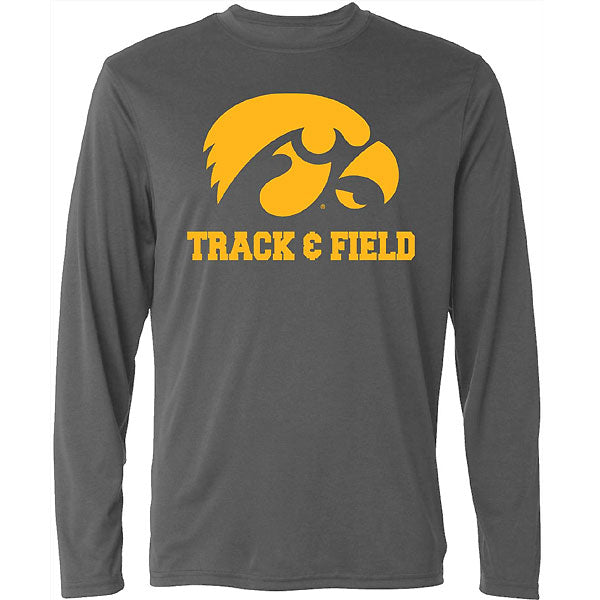 Iowa Hawkeyes Track & Field Tee - Long Sleeve