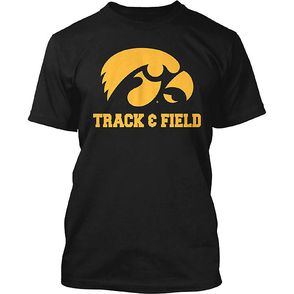 Iowa Hawkeyes Track & Field Tee - Short Sleeve
