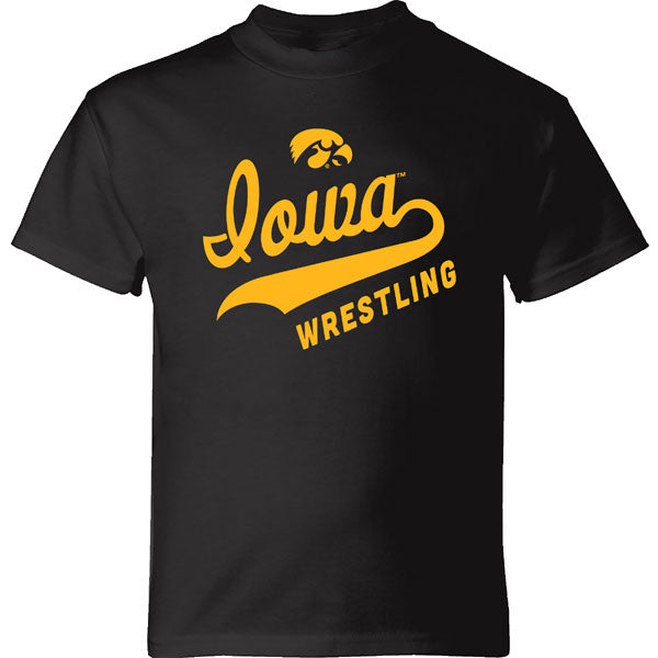 Iowa Hawkeyes Youth Wrestling Slant Tee