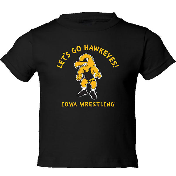 Iowa Hawkeyes Toddler Let's Go Hawkeyes Tee