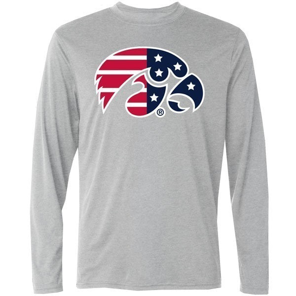 Iowa Hawkeyes Patriotic Tee - Long Sleeve