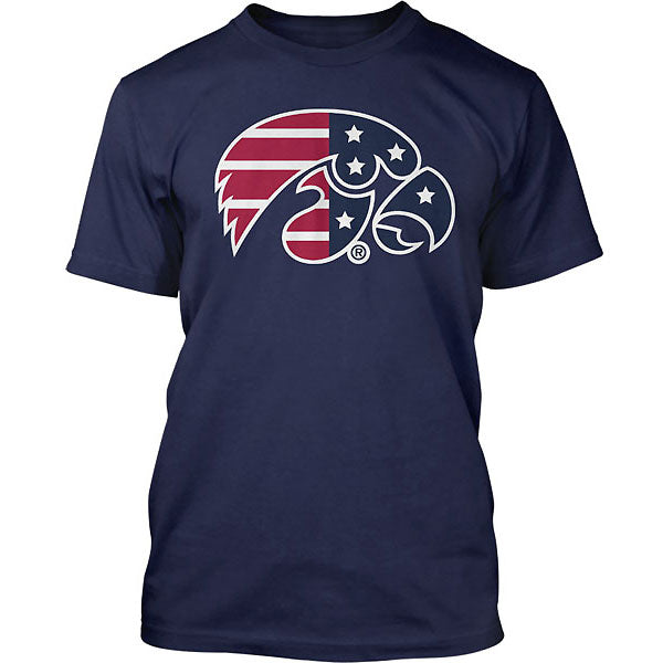 Iowa Hawkeyes Patriotic Tee - Navy