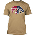 Iowa Hawkeyes Patriotic Tee - Old Gold