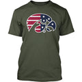 Iowa Hawkeyes Patriotic Tee - Olive