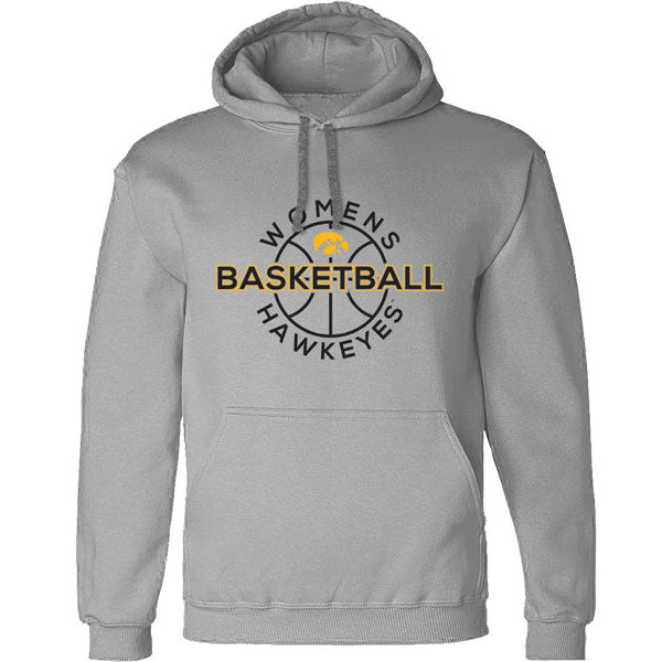 Iowa Hawkeyes Women's Basketball Sport Grey Hoodie