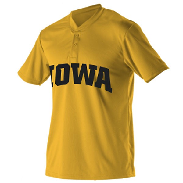 Iowa Hawkeyes Baseball Gold Jersey