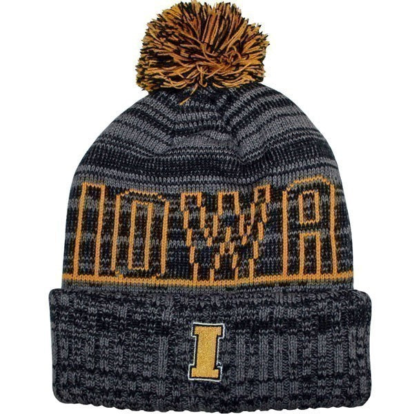 Iowa Hawkeyes Marble Cuff Stocking Cap