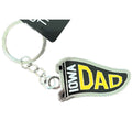 Iowa Hawkeyes Pennant Dad Keychain