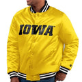 Iowa Hawkeyes Cross Bronx Satin Jacket