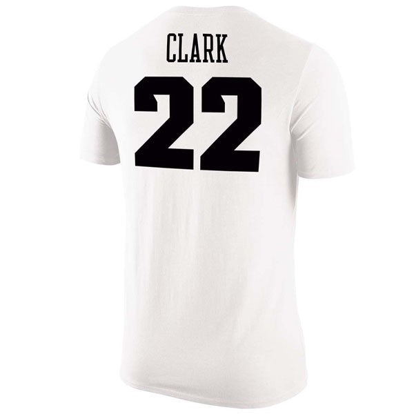 Iowa Hawkeyes Caitlin Clark Name/Number White Tee