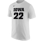 Iowa Hawkeyes Caitlin Clark Name/Number White Tee