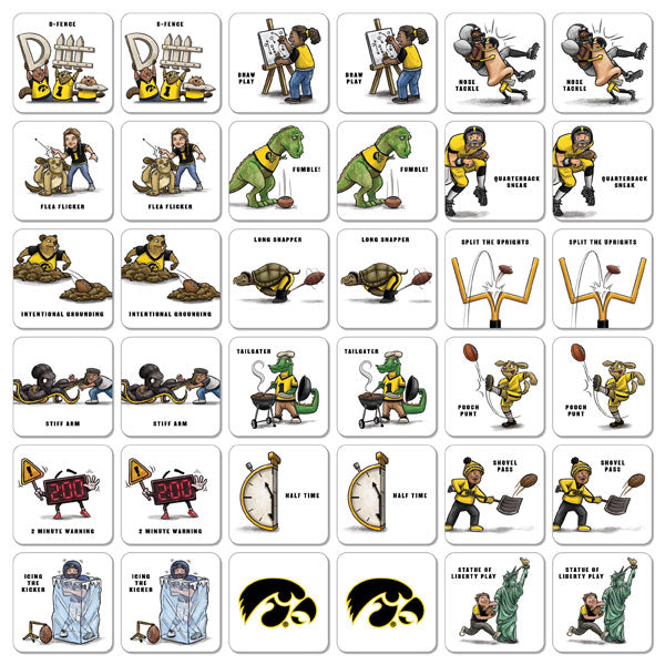 Iowa Hawkeyes Match Game