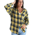 Iowa Hawkeyes Women's Meyer Varsity Plaid Top