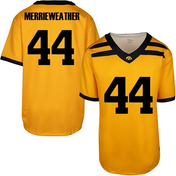 Iowa Hawkeyes Custom Youth Football Player Jersey