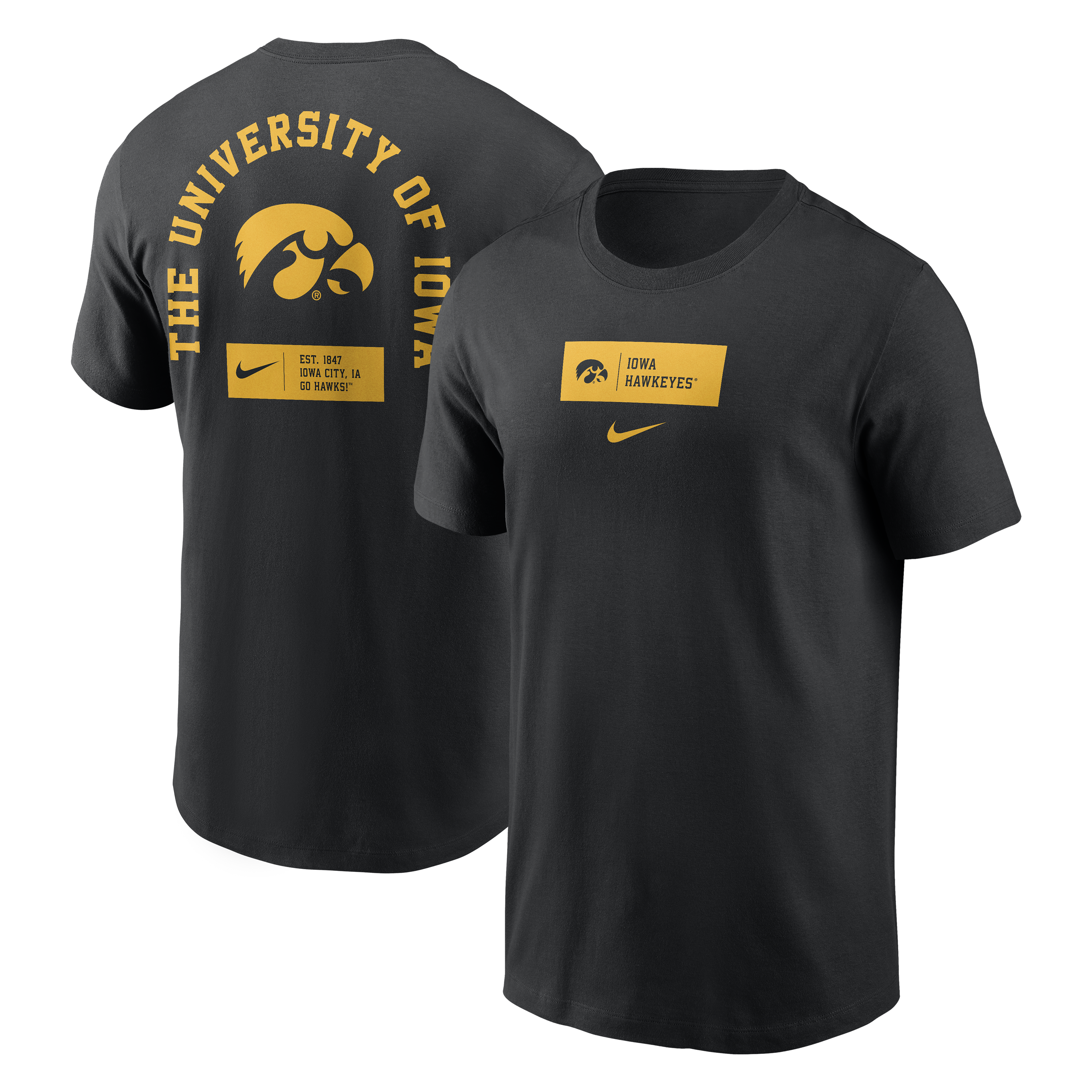 Iowa Hawkeyes UOI Back Graphic Tee