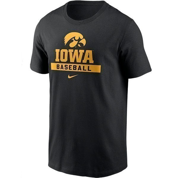 Iowa Hawkeyes Nike Baseball Tee