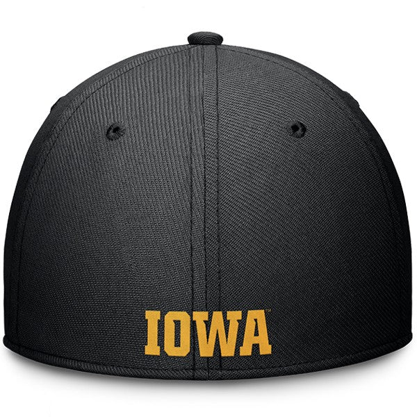 Iowa Hawkeyes Structured Swoosh Flex Cap