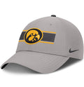 Nike Iowa Hawkeyes Striped Logo Adjustable Hat - M/L