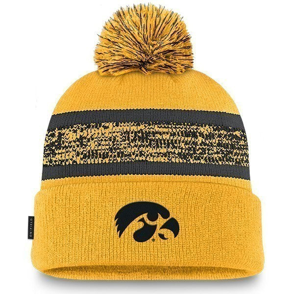 Iowa Hawkeyes Peak Stripe Beanie
