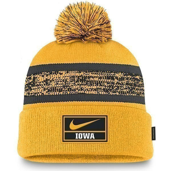 Iowa Hawkeyes Peak Stripe Beanie