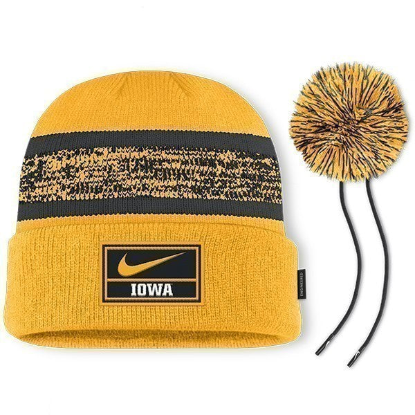Iowa Hawkeyes Peak Stripe Beanie