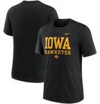 Nike Iowa Hawkeyes Dri-FIT Stacked T-Shirt