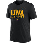 Nike Iowa Hawkeyes Dri-FIT Stacked T-Shirt