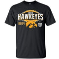 Iowa Hawkeyes 2024 Music City Bowl Black Tee - Short Sleeve