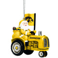Iowa Hawkeyes Santa Riding Tractor Ornament