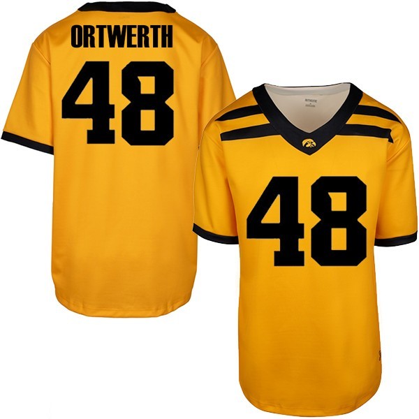 Iowa Hawkeyes Custom Youth Football Player Jersey