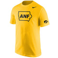 Iowa Hawkeyes ANF Cotton Gold Tee