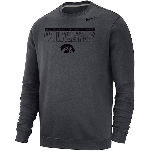 Iowa Hawkeyes Club Anthracite Crew