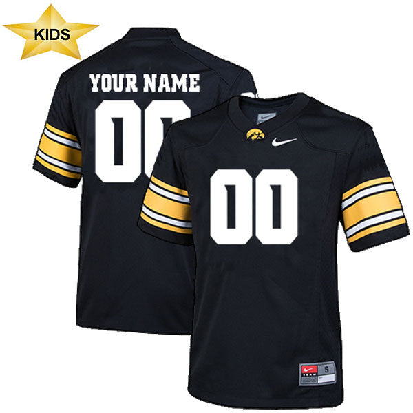 Iowa Hawkeyes Custom Youth Football Player Jersey