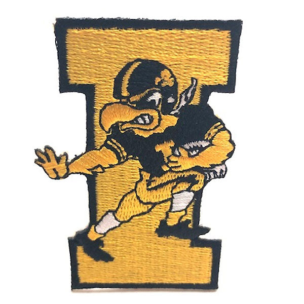 Iowa Hawkeyes "I" Football Player Patch