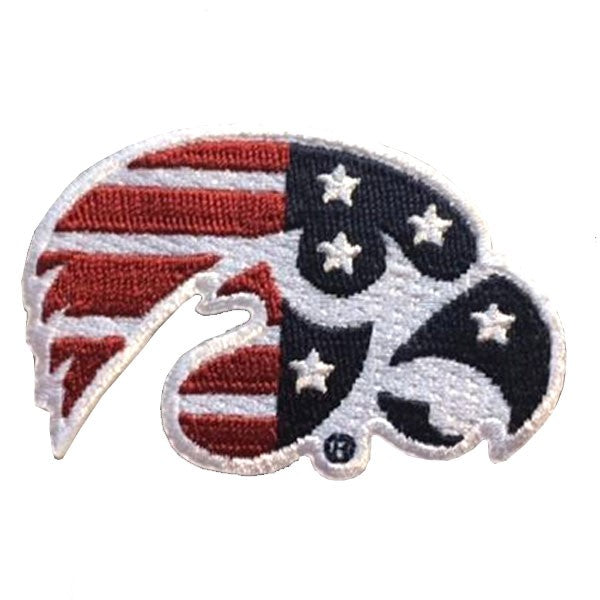 Iowa Hawkeyes Collector Patriotic Patch