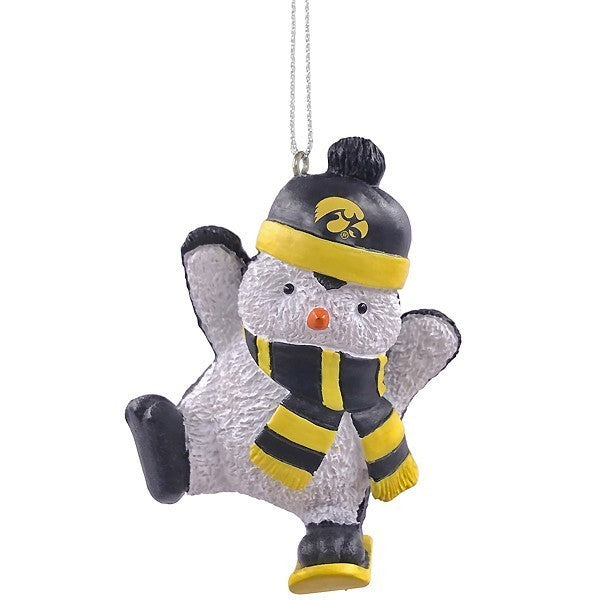Iowa Hawkeyes Penguin Ornament