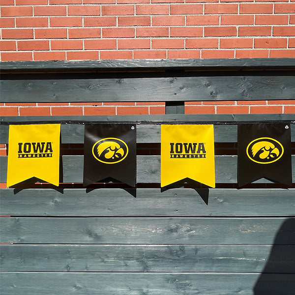 Iowa Hawkeyes String Pennant Flags