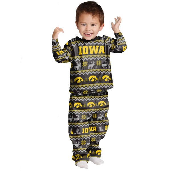 Iowa Hawkeyes Toddler Holiday Pajamas