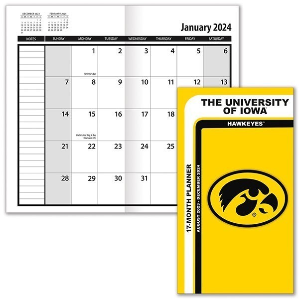 Iowa Hawkeyes 2024 Planner