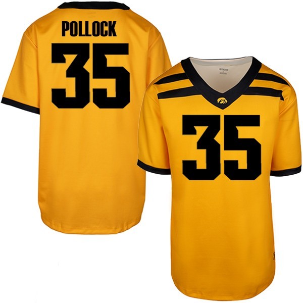 Iowa Hawkeyes Custom Youth Football Player Jersey