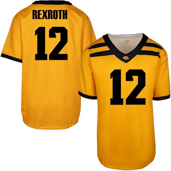 Iowa Hawkeyes Custom Youth Football Player Jersey